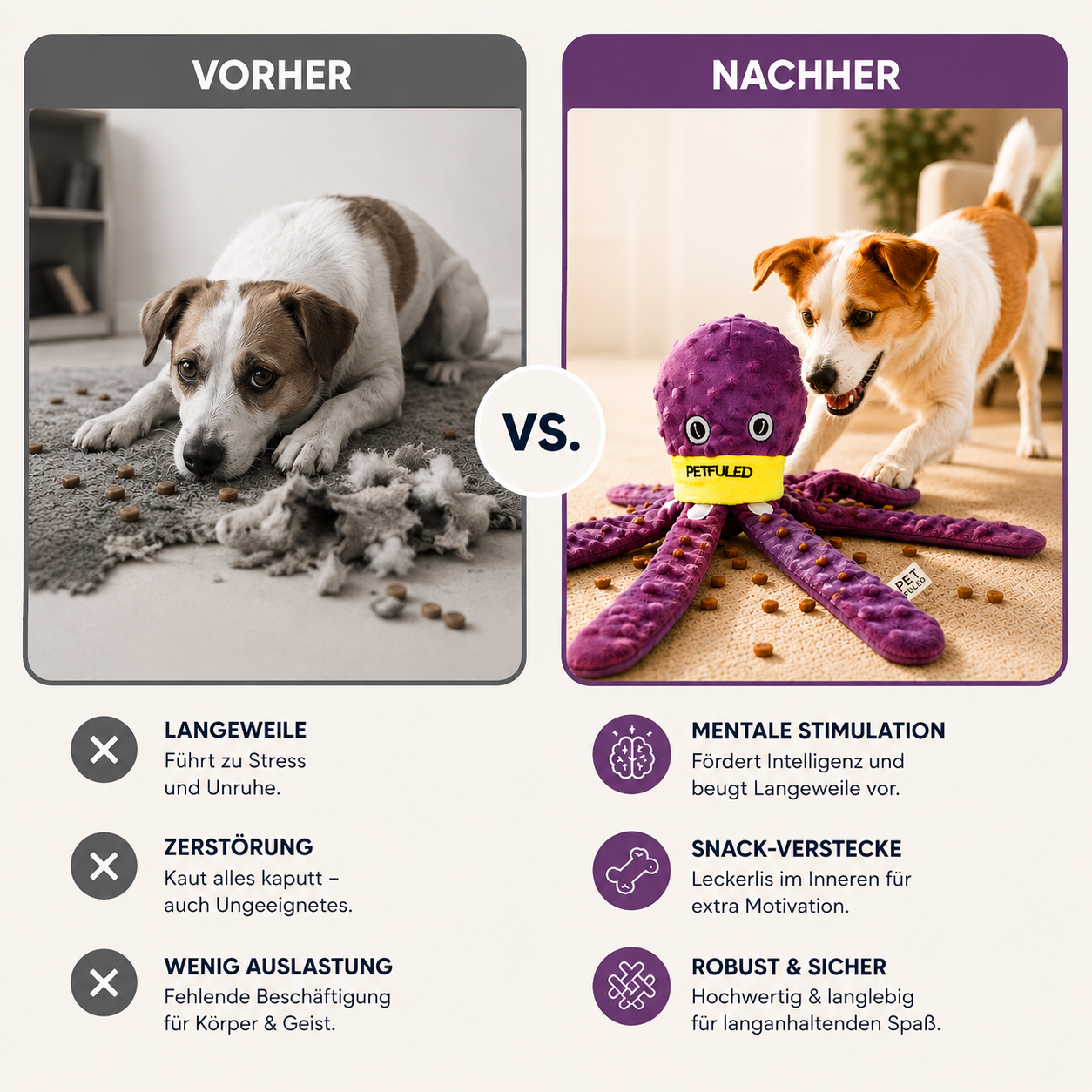 Oktopus-Schnüffelspielzeug – Intelligente Beschäftigung gegen Langeweile