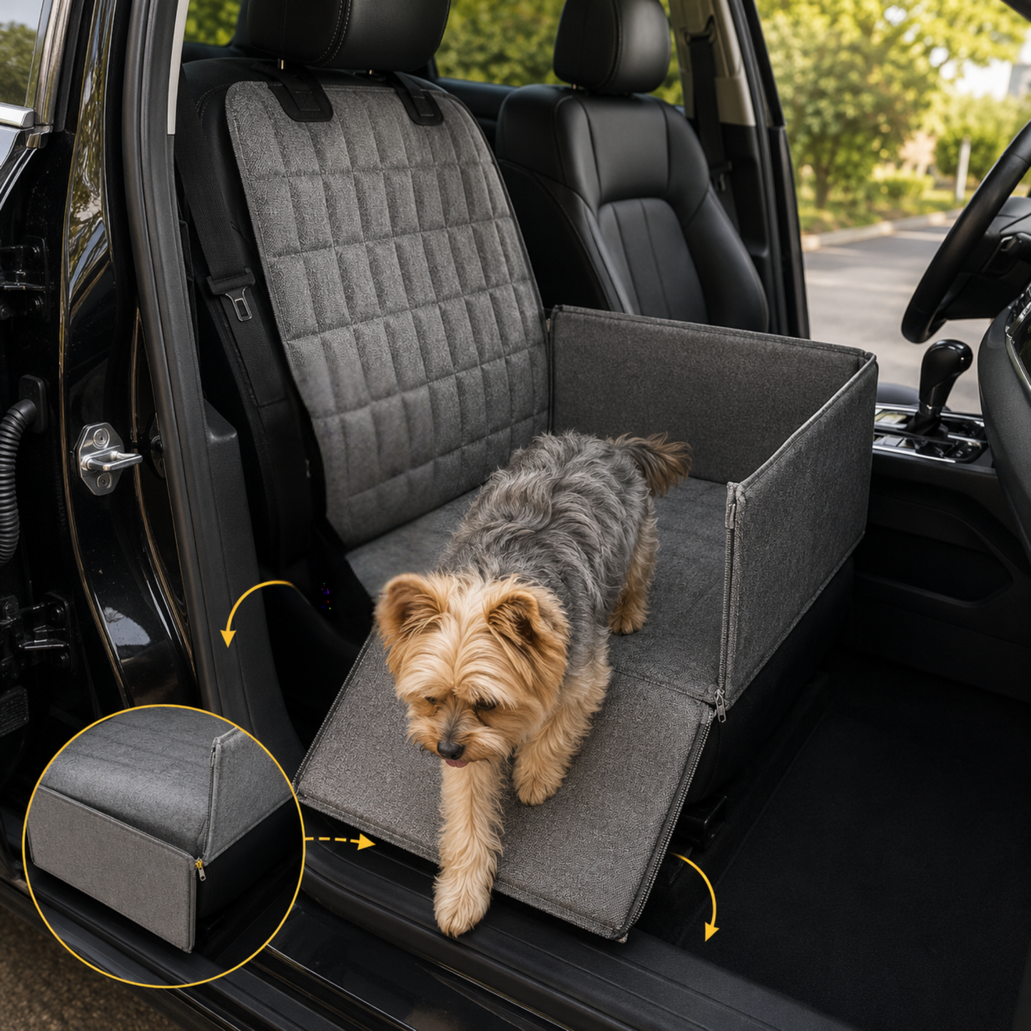 Hunde-Autositzschutz – Saubere Sitze & stressfreie Autofahrten